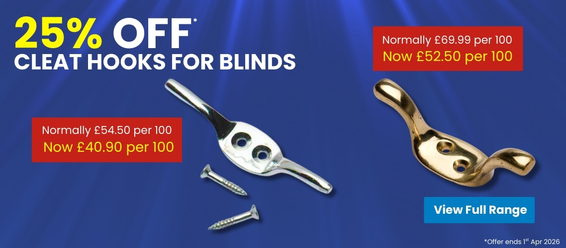 Cleat Hooks for Blinds